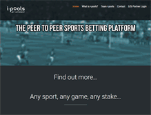 Tablet Screenshot of betdifferent.com